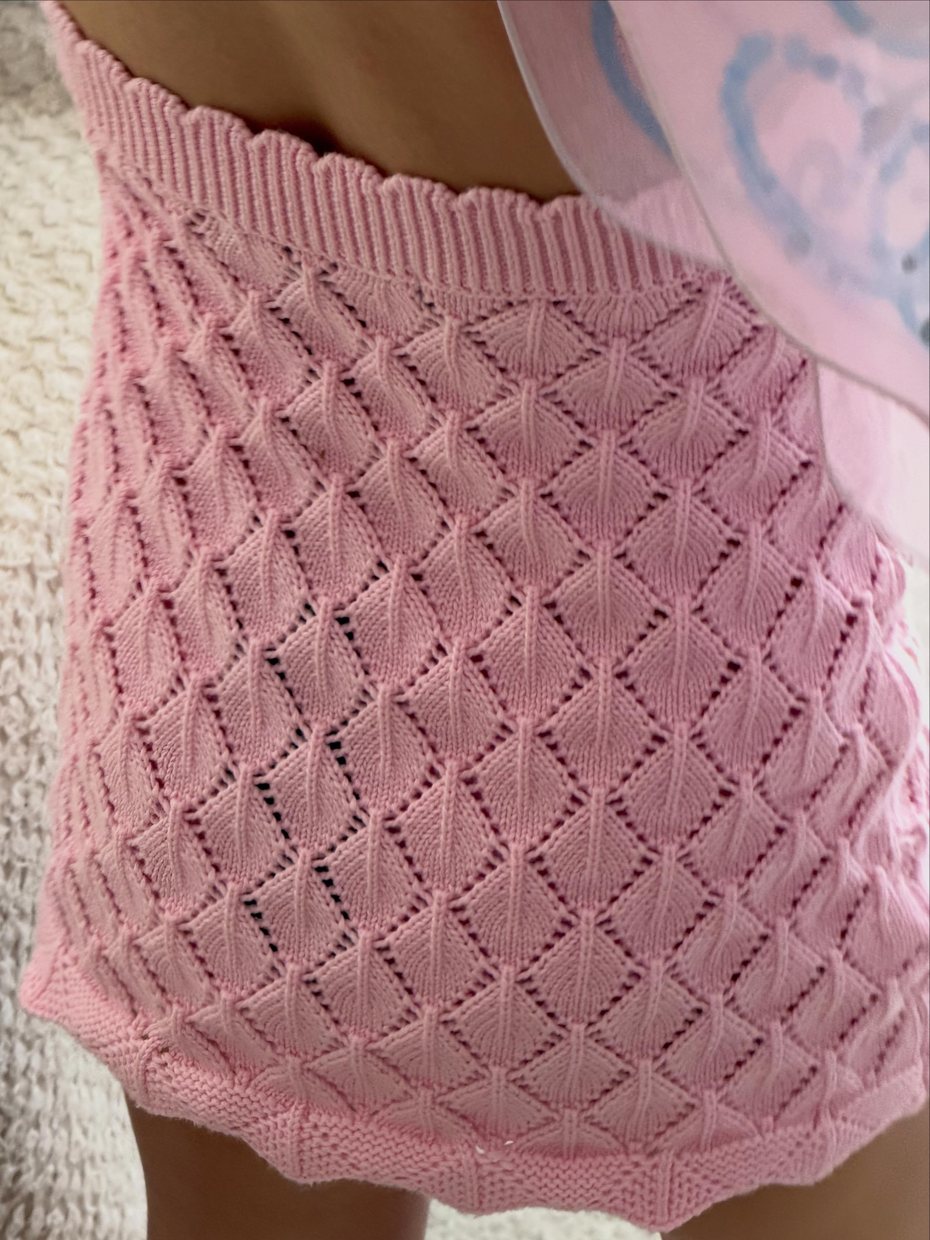 ROMI KNIT DRESS - COTTON CANDY