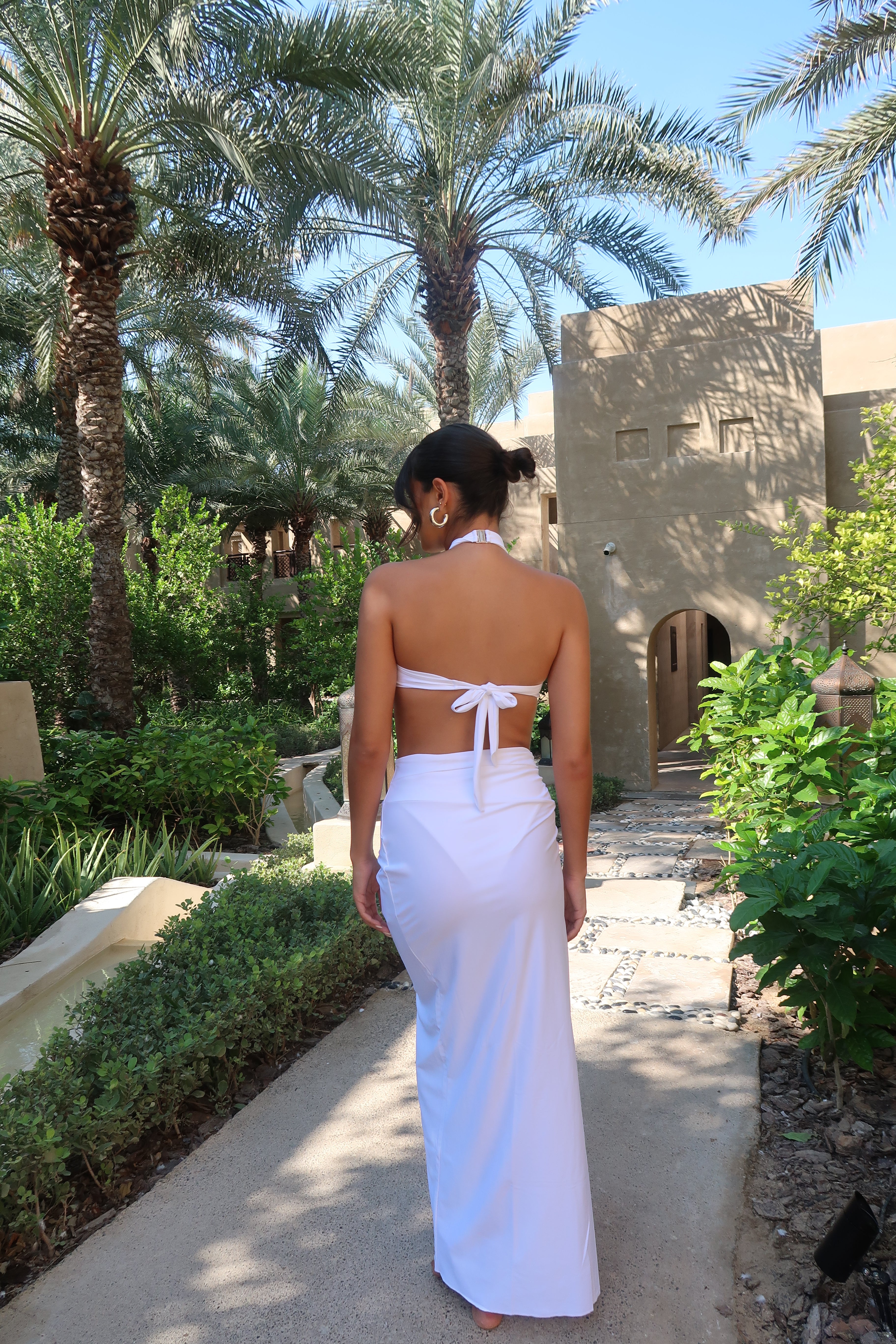 ST TROPEZ MAXI SKIRT - WHITE
