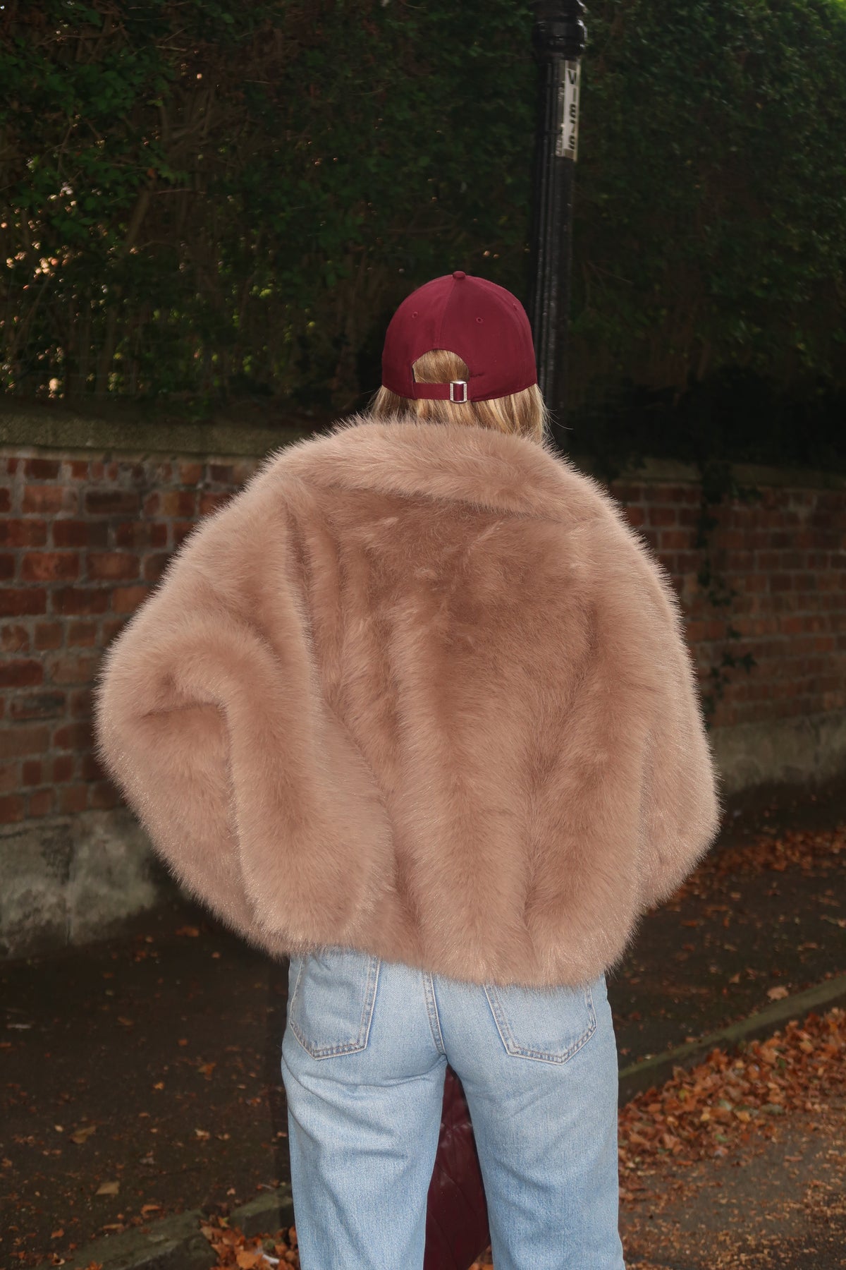 VIENNA FAUX FUR - TAUPE