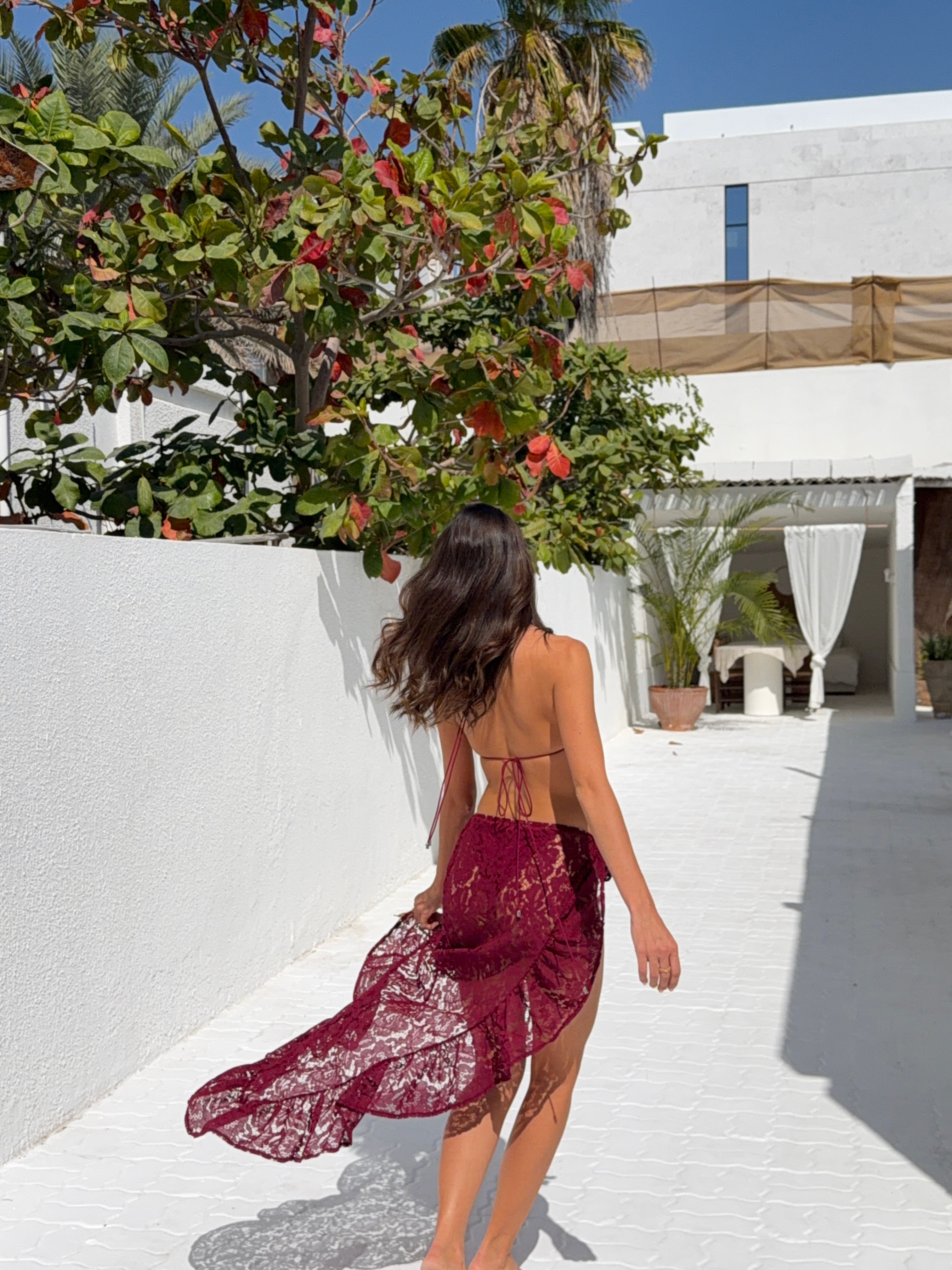 SENYORA MAXI - BURGUNDY