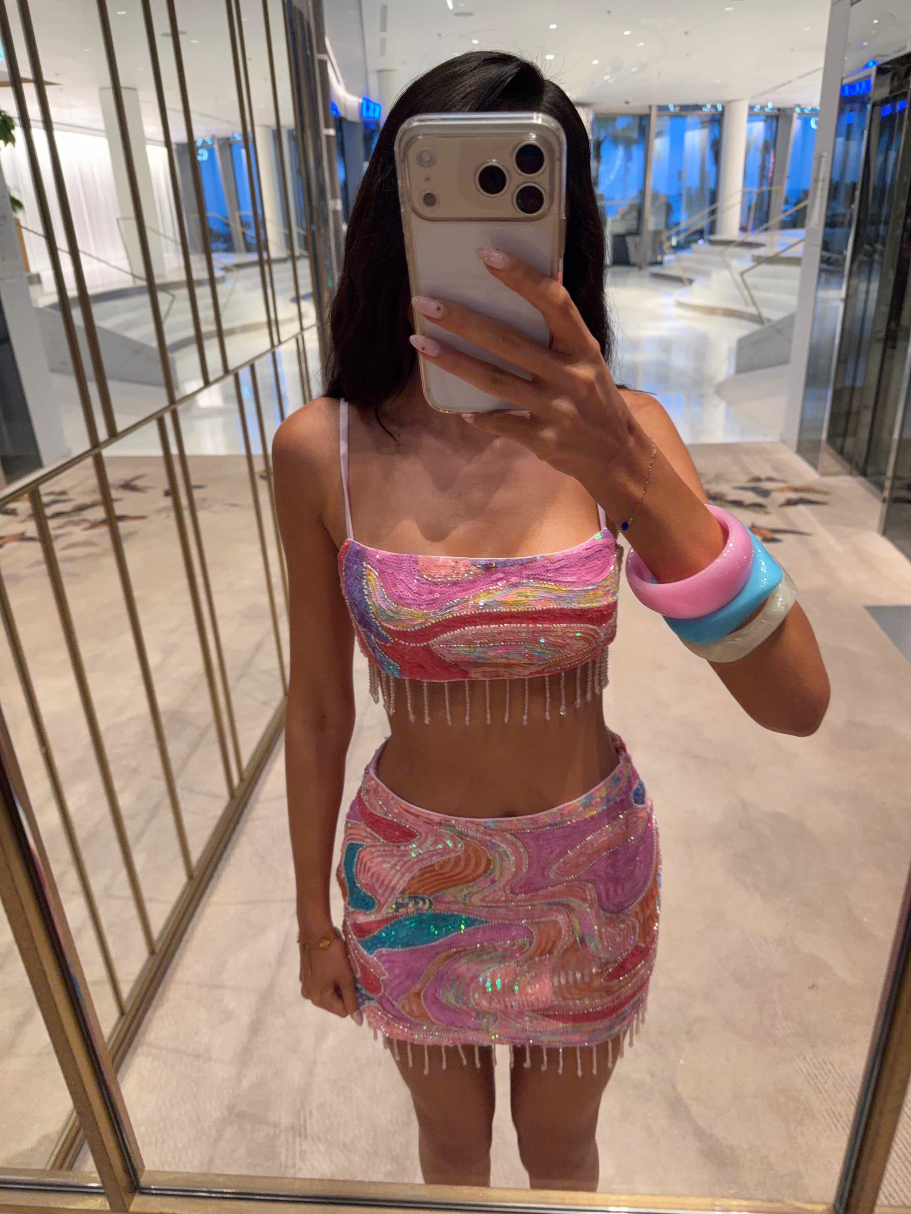 LUCIA TWO PIECE - SEQUIN COSMIC