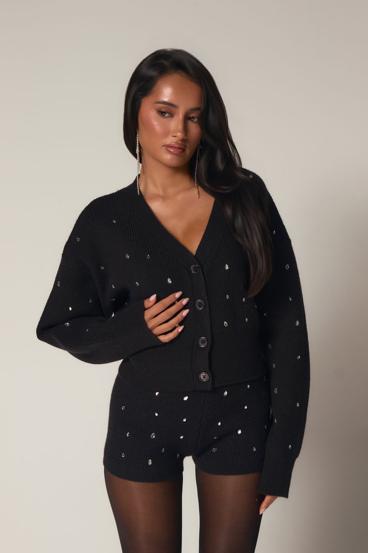 ETOILE KNIT TWO PIECE - BLACK