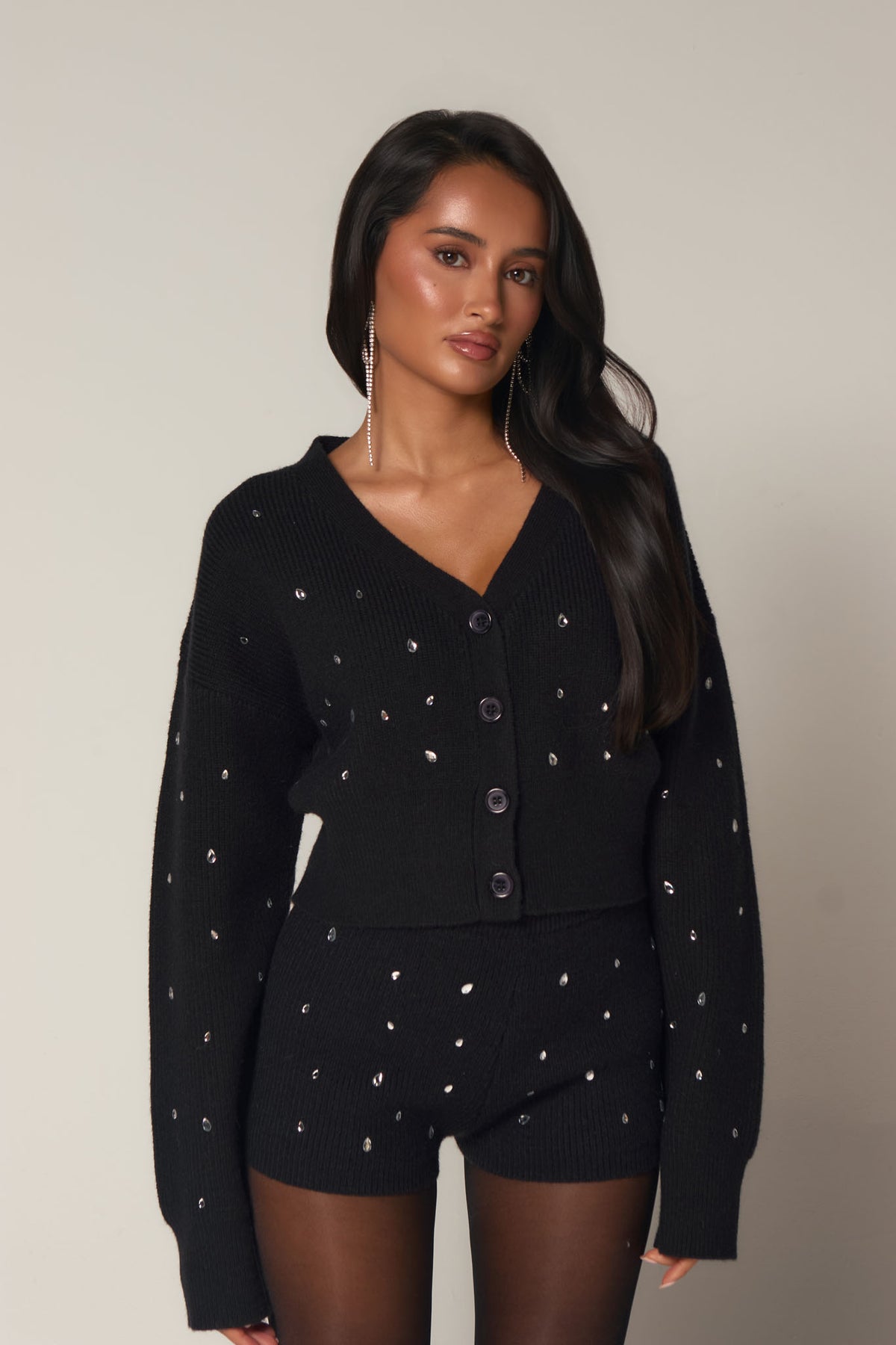 ETOILE KNIT TWO PIECE - BLACK