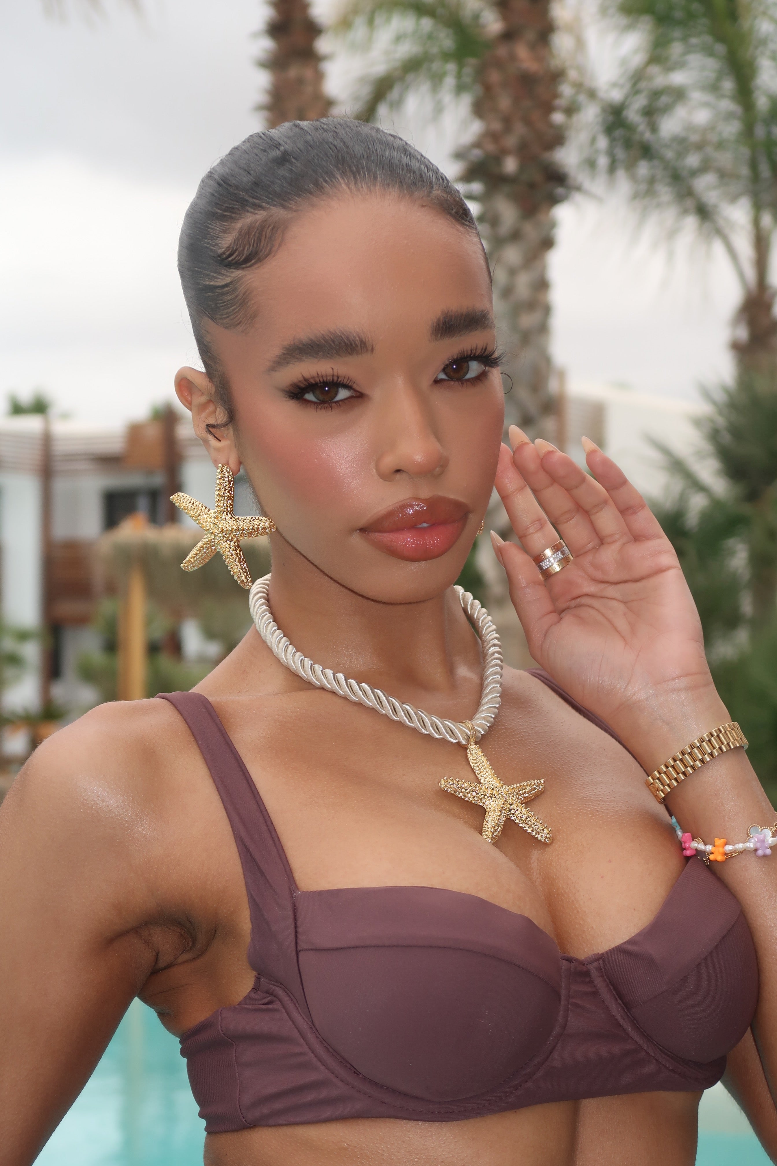 CHAMPAGNE STARFISH SET
