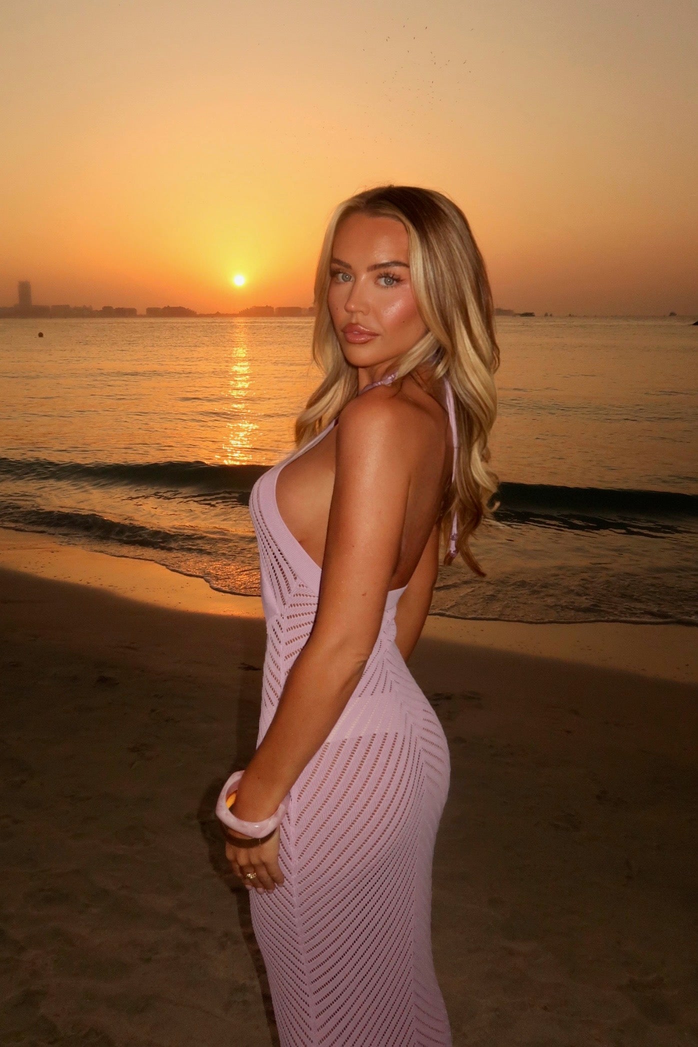 DOLCE CUT OUT MAXI - LILAC