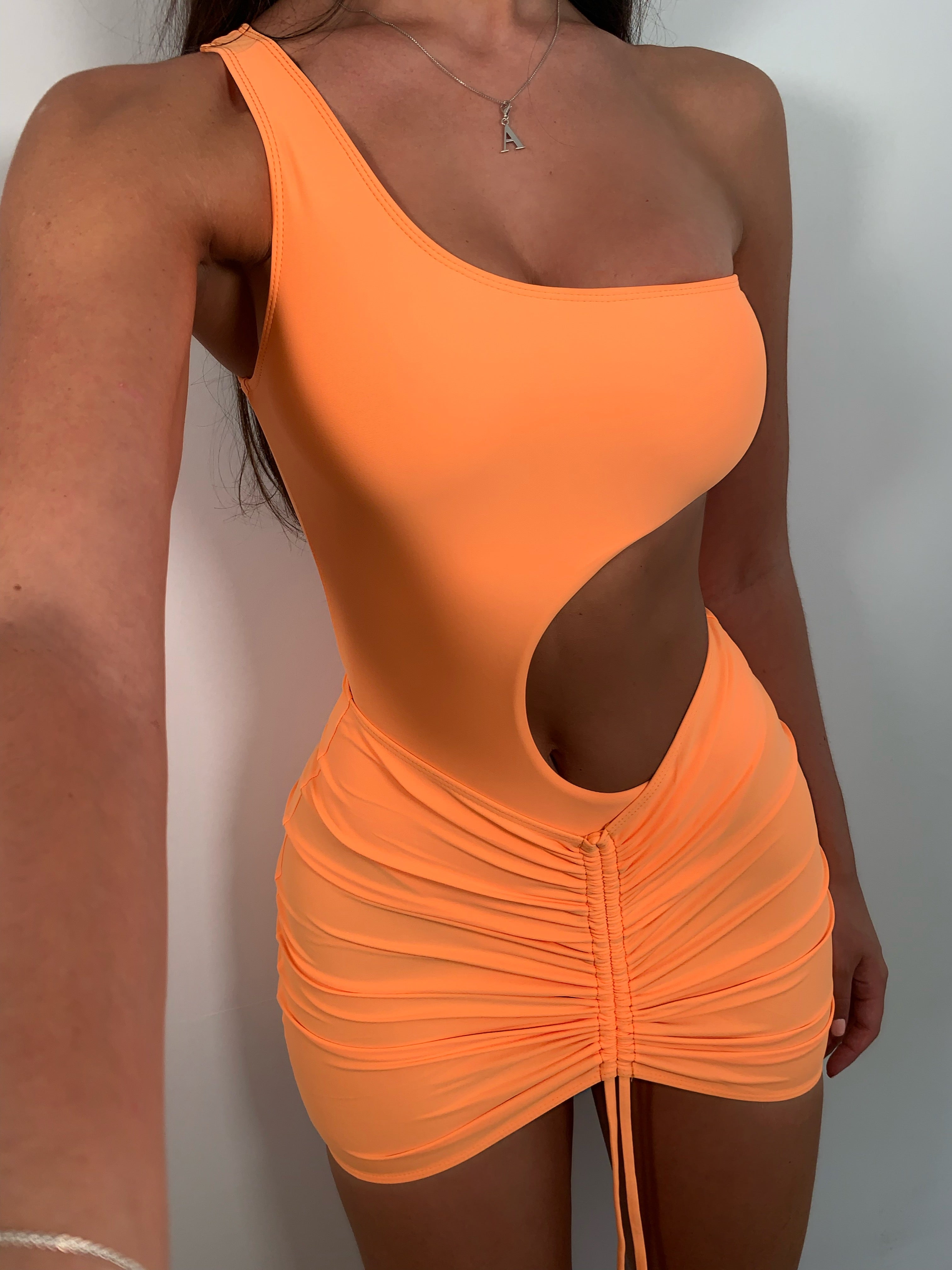 RIVIERA SKIRT - TANGERINE