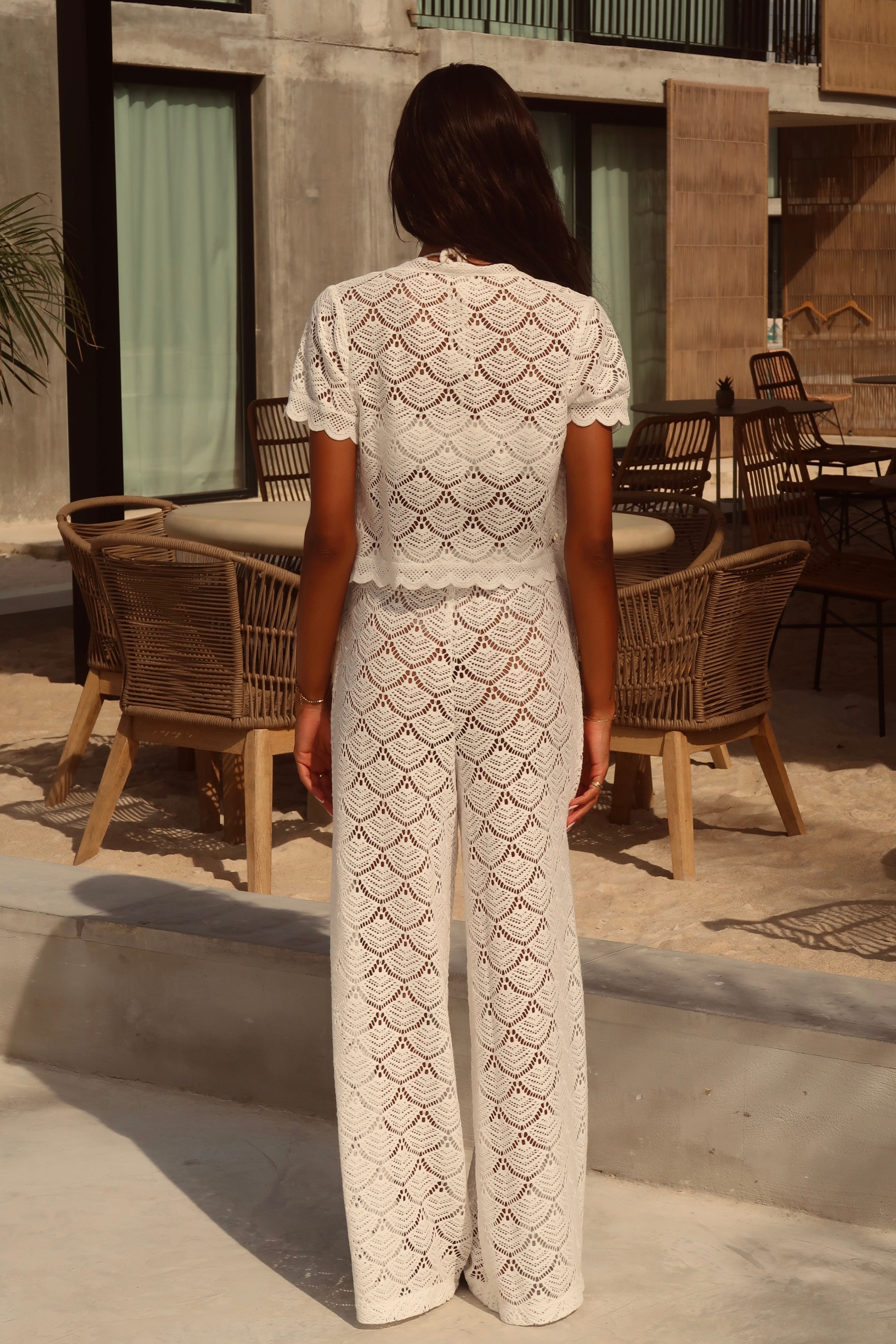 PALOMA CROCHET TROUSERS