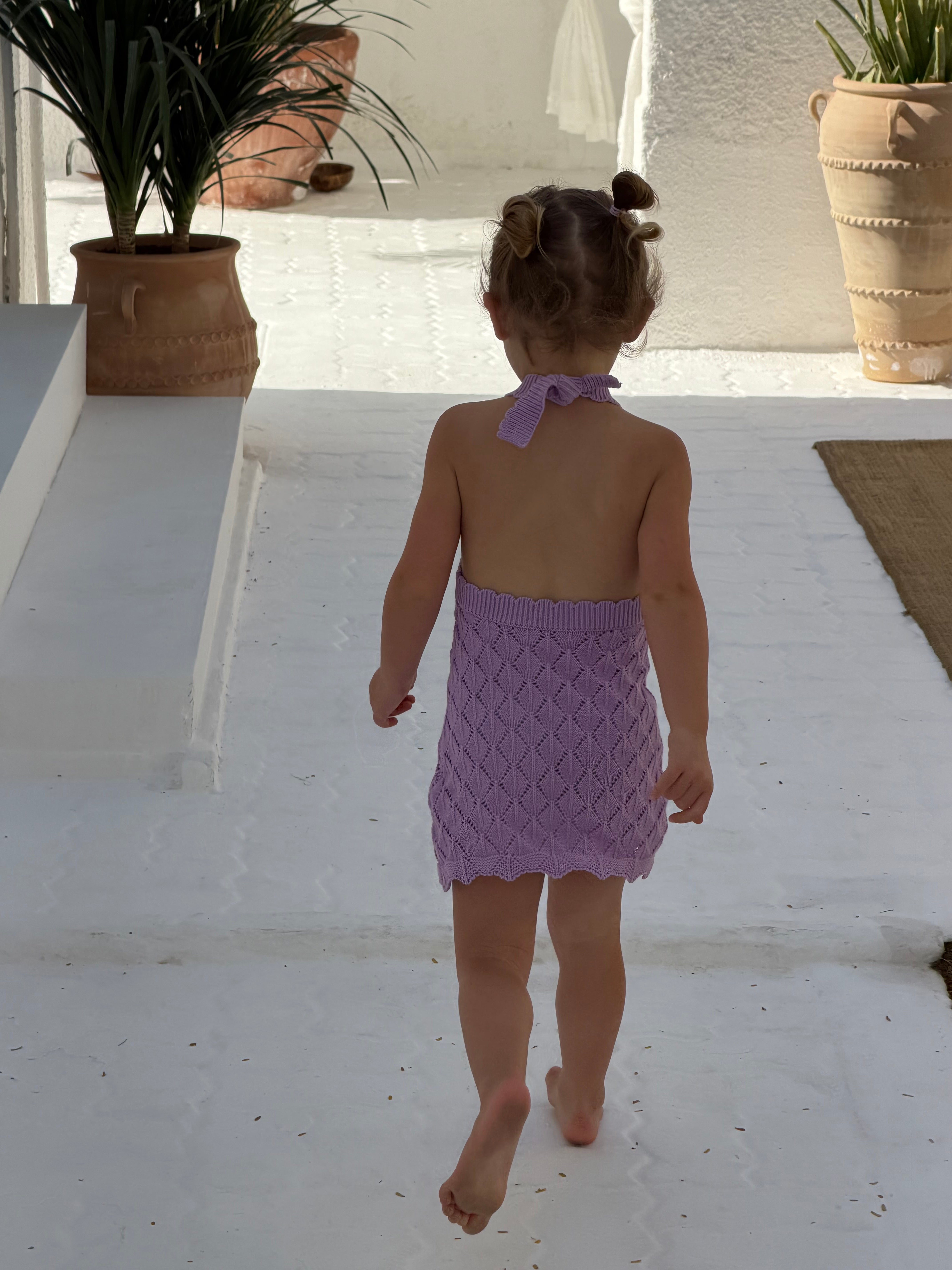 ROMI KNIT DRESS - SOFT VIOLET