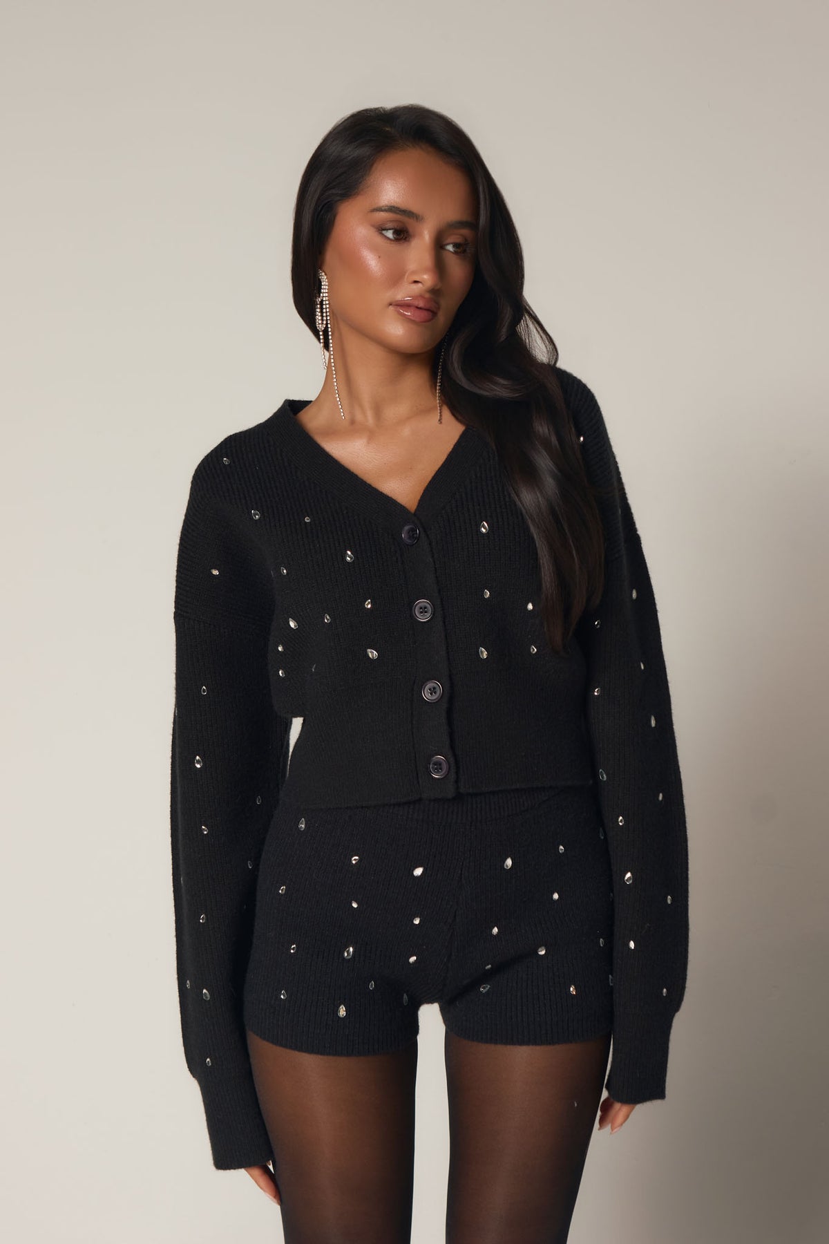 ETOILE KNIT TWO PIECE - BLACK