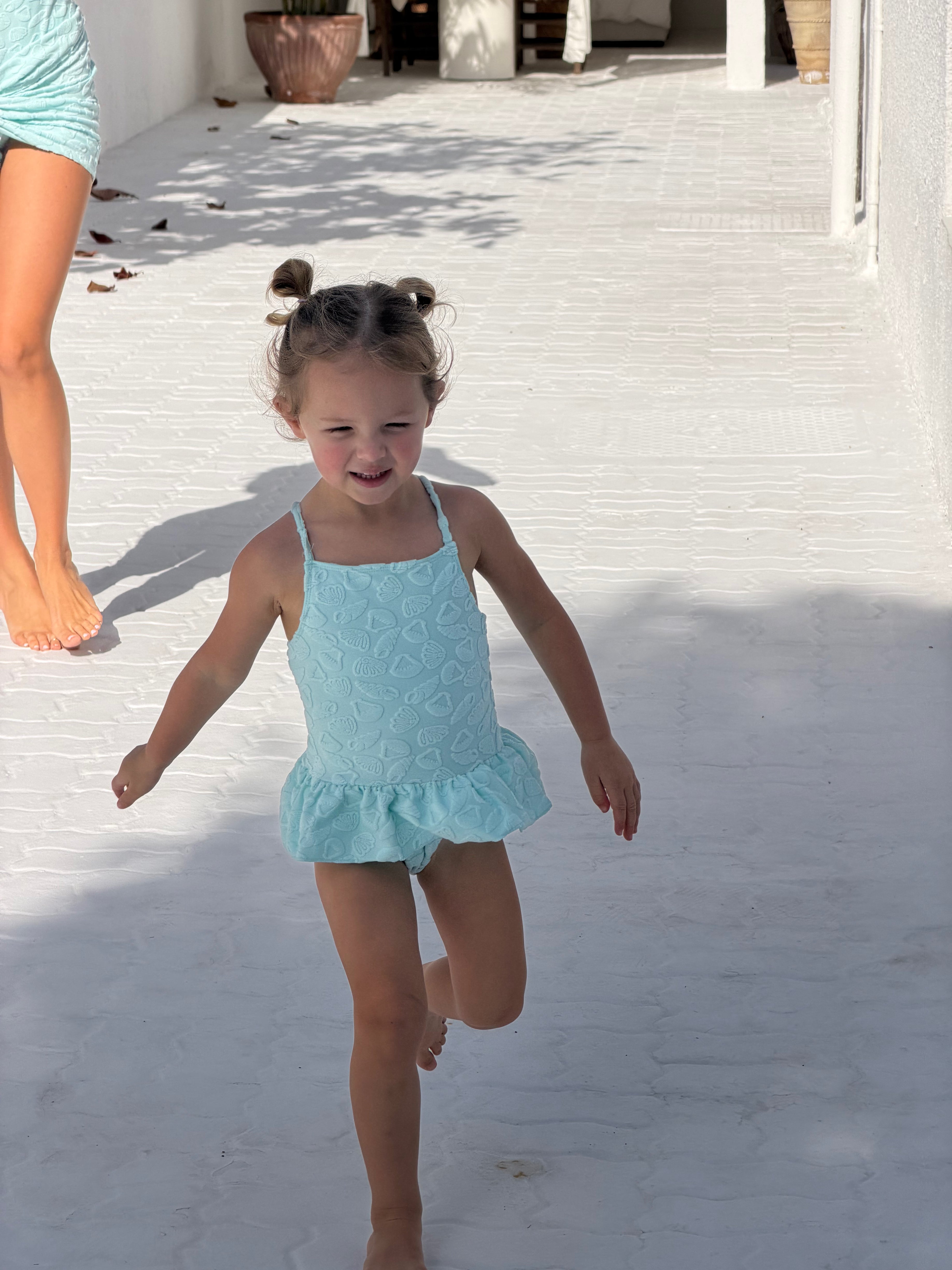 DORA MINI ONE PIECE & HAT SET - BLUEBELL