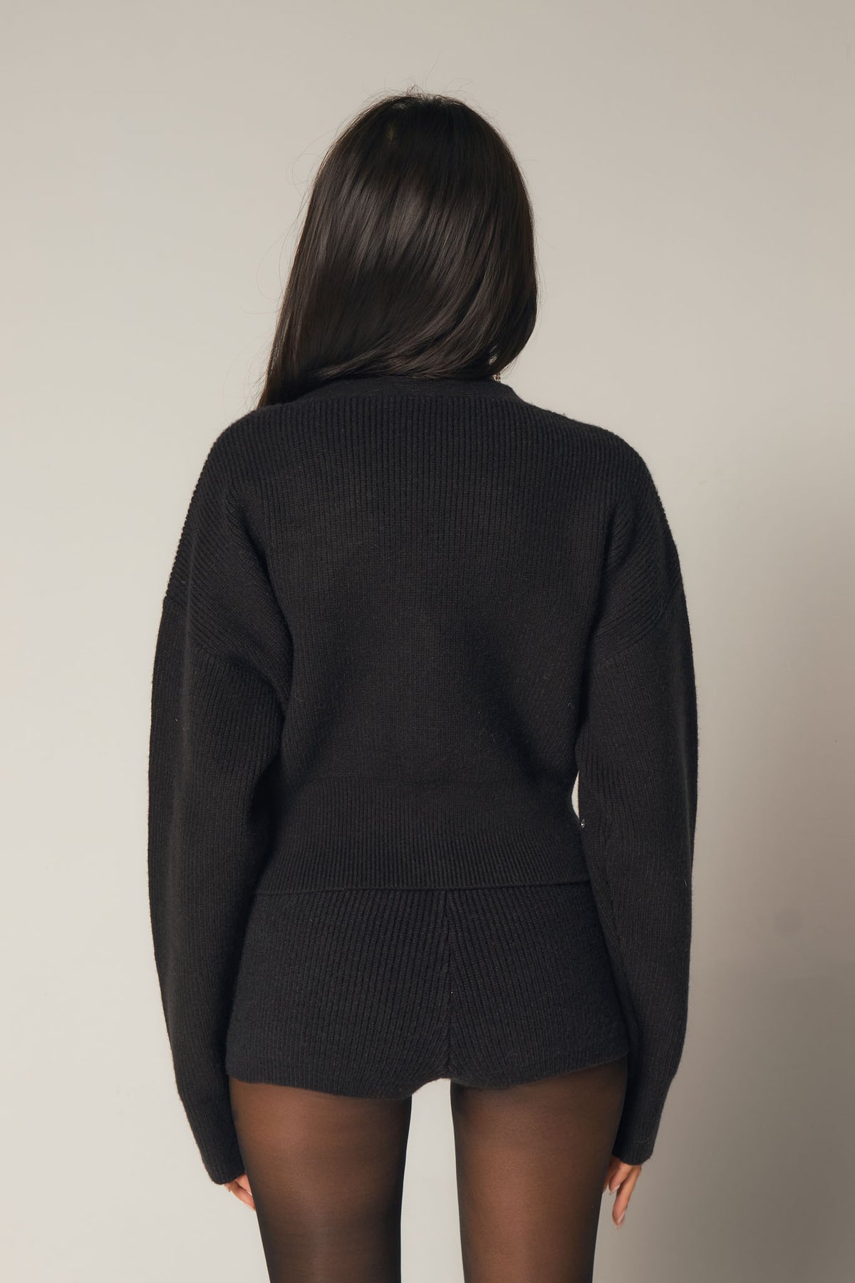 ETOILE KNIT TWO PIECE - BLACK