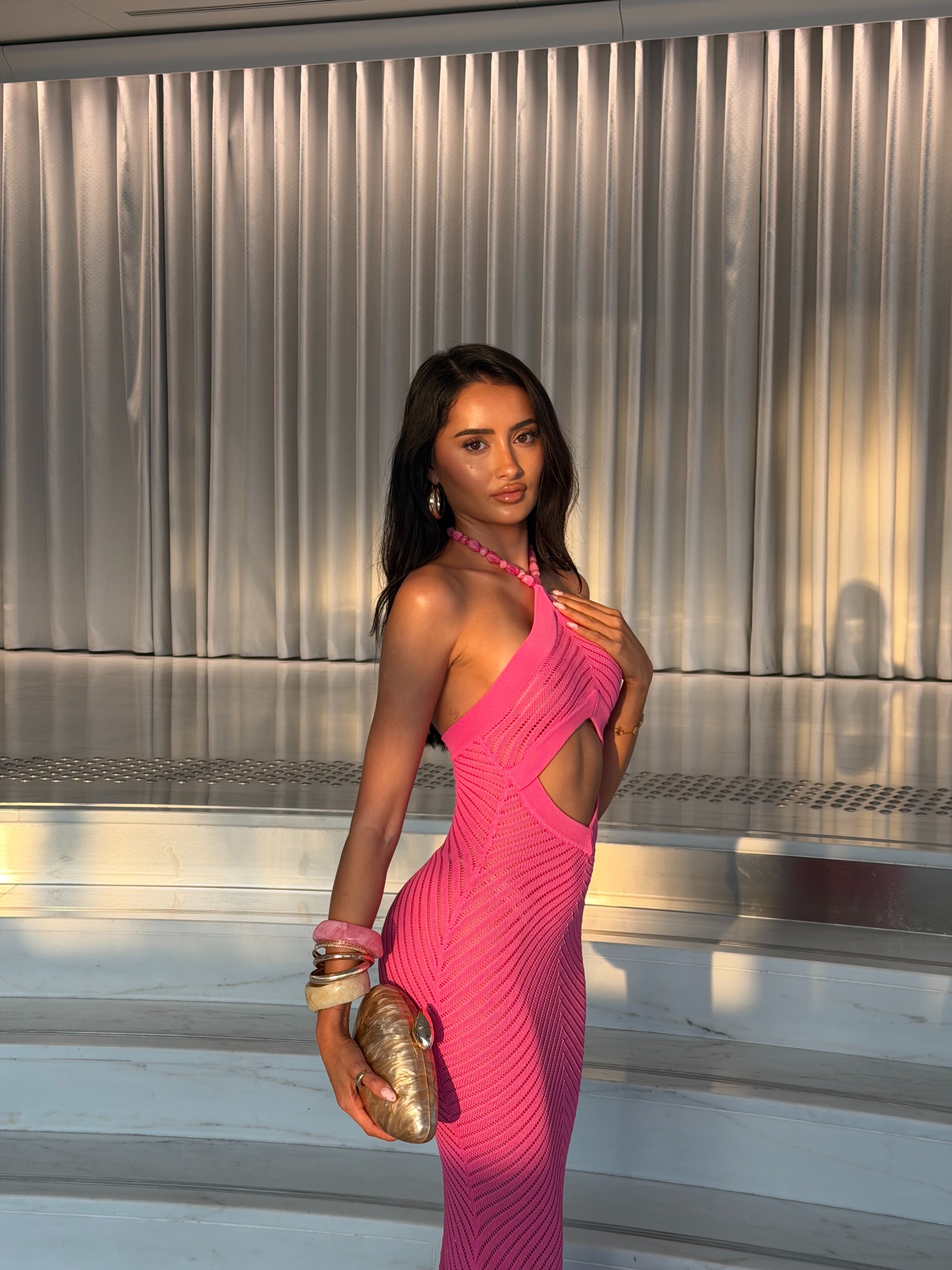 DOLCE CUT OUT MAXI - MAGENTA PINK