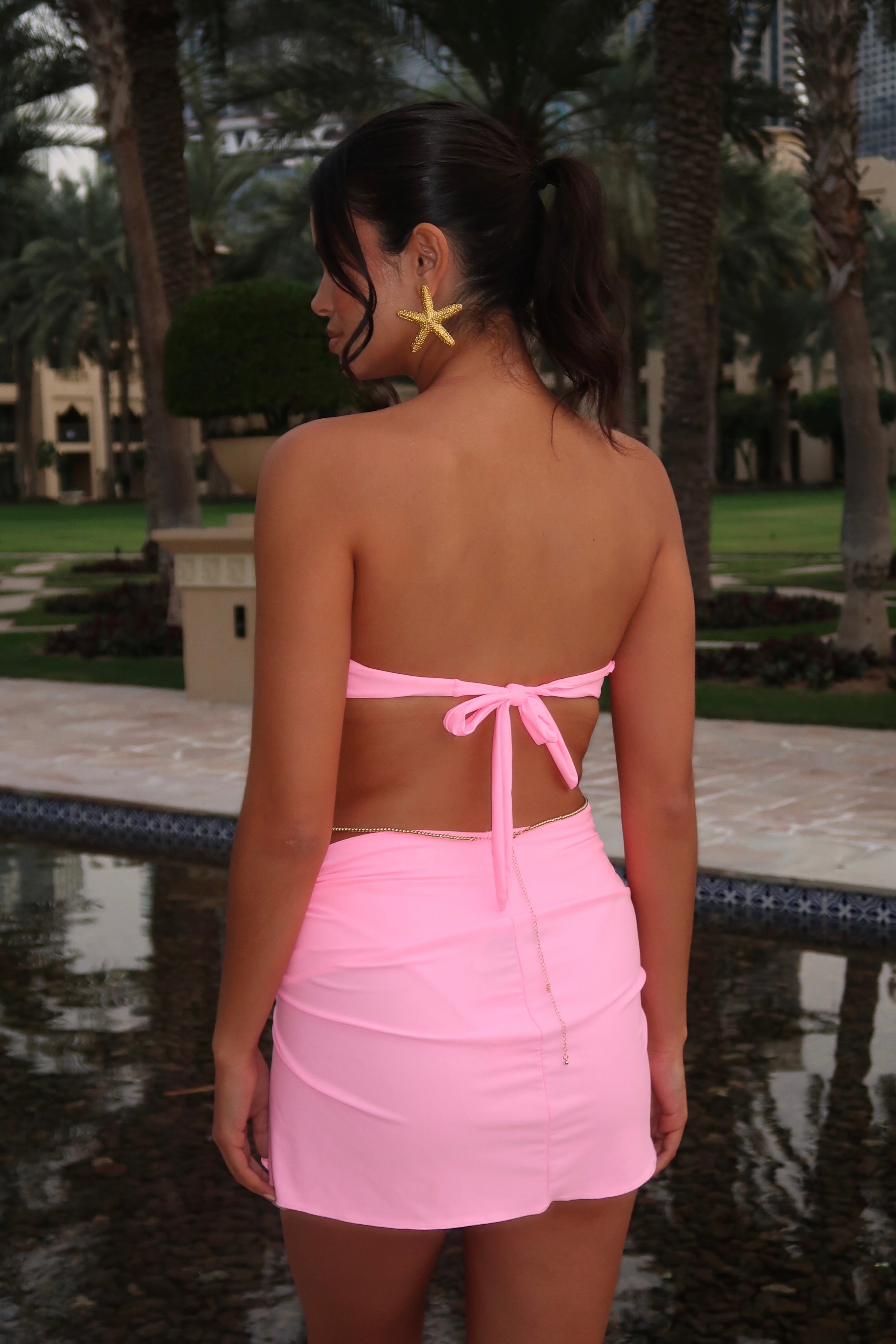 ST TROPEZ MINI SKIRT - BUBBLEGUM